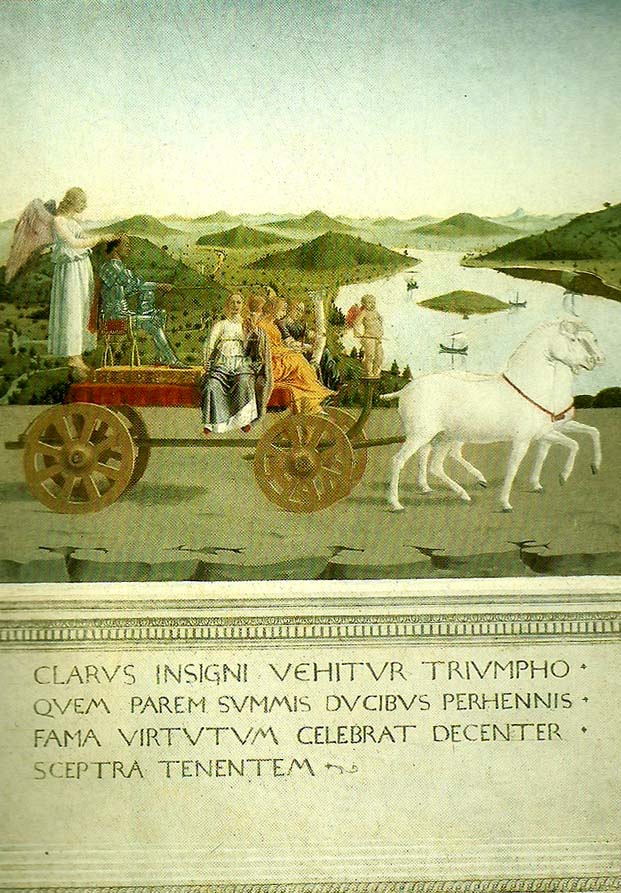 Piero della Francesca the triumph of federico da montefeltro